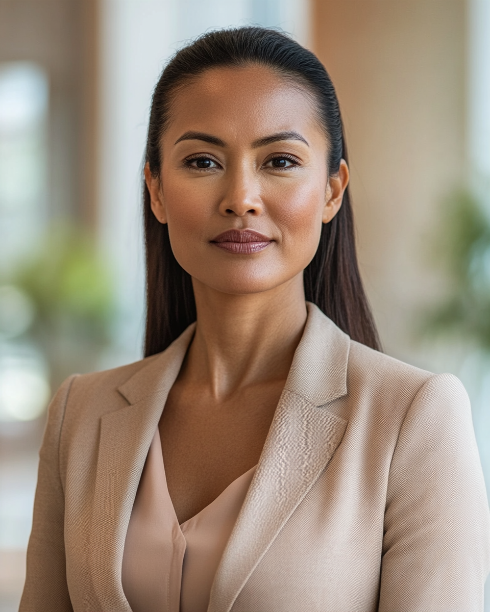 Portrait of Dr. Priya Menon, Head of Data and AI.