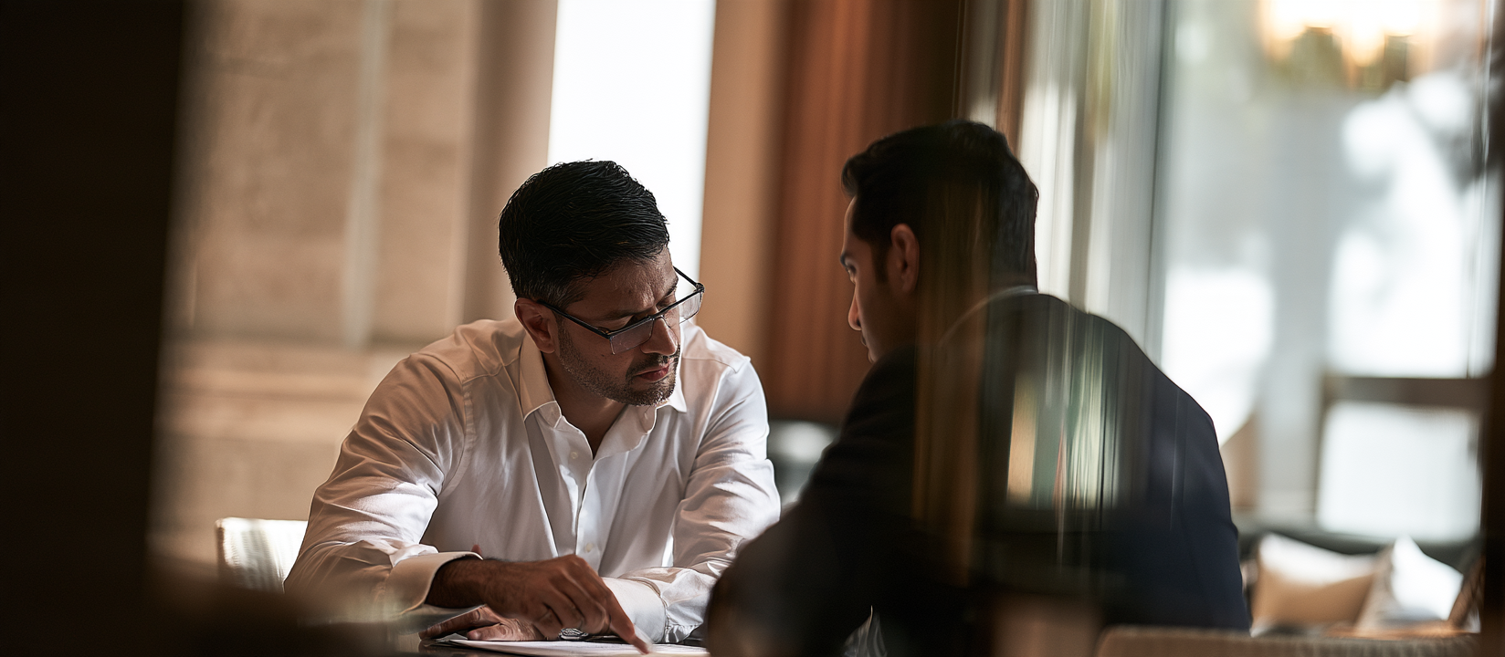 A specialist raising an issue directly in a working meeting
