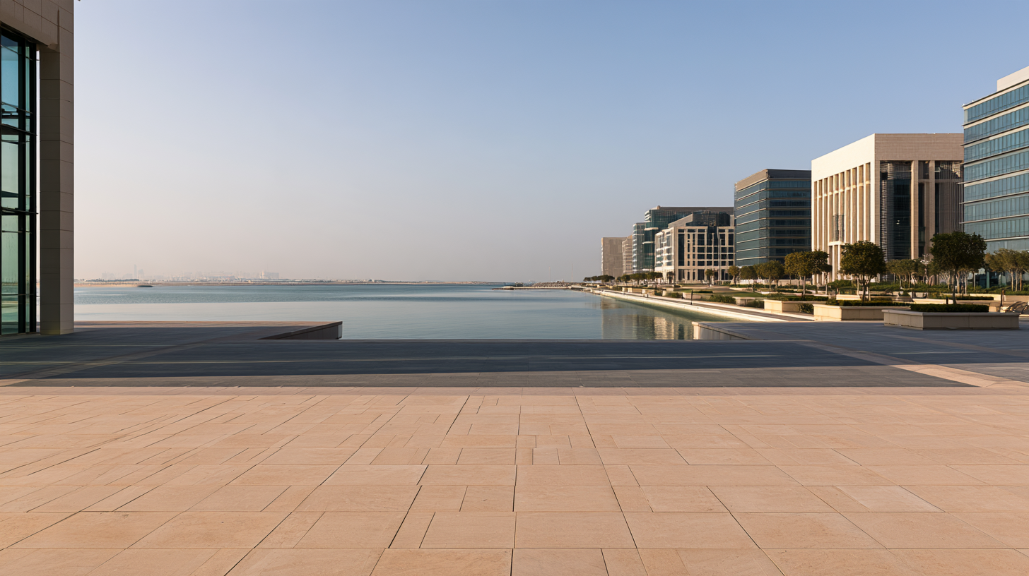 Abu Dhabi waterfront business district