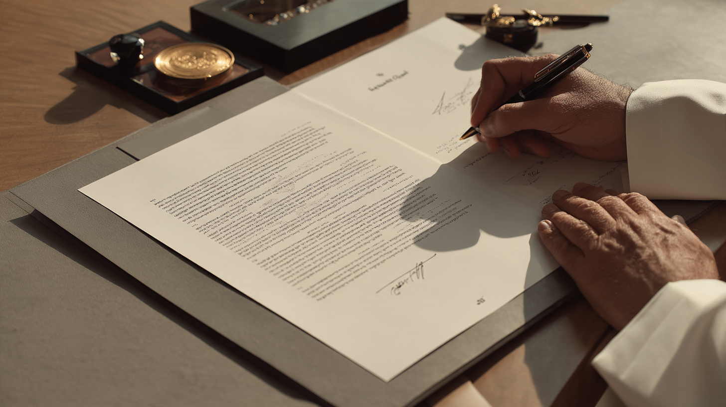 Preparing documents for government contract work